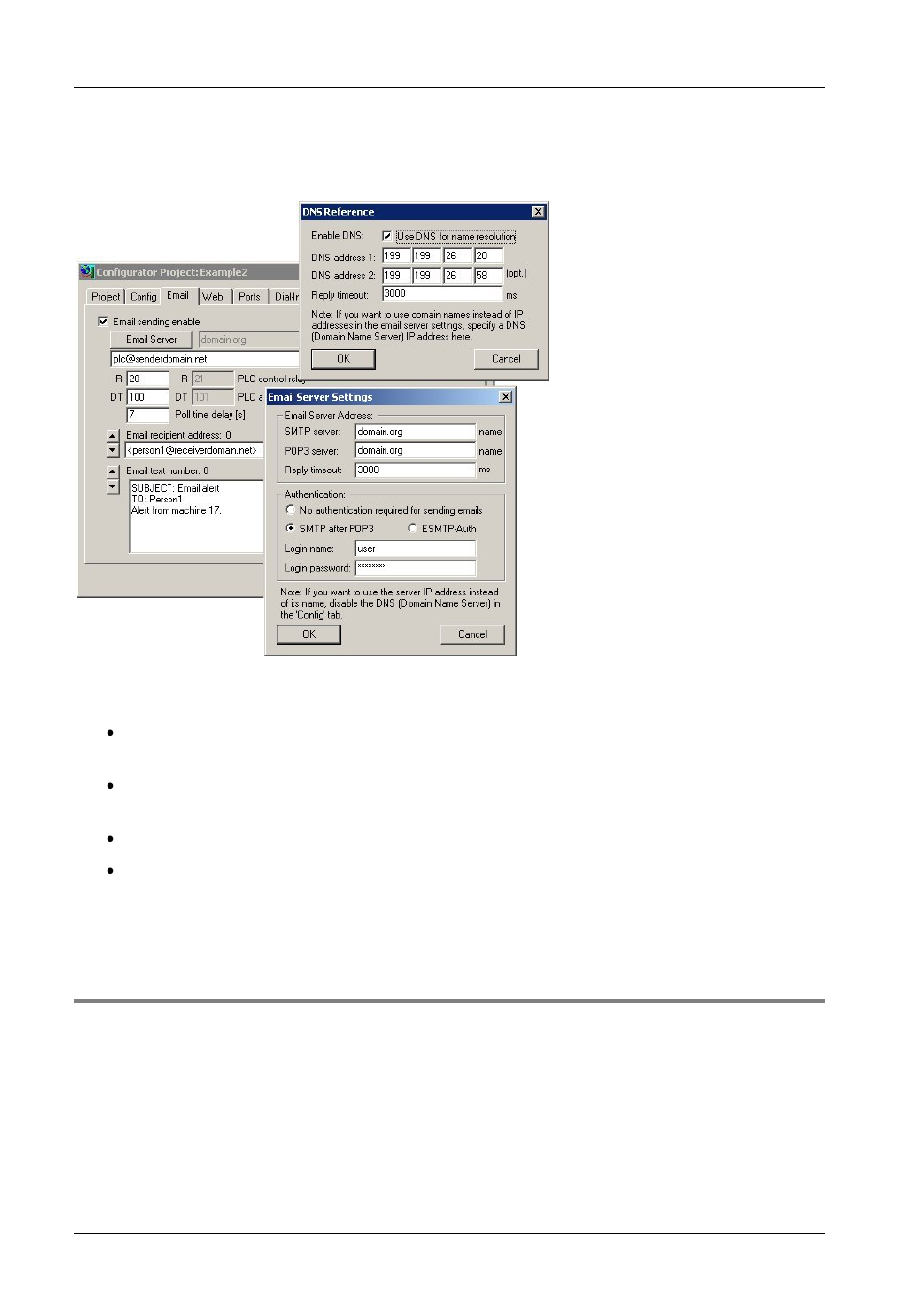 How to find out the address of the email server, 6 how to find out the address of the email server | Panasonic Web-Server FP User Manual | Page 77 / 194