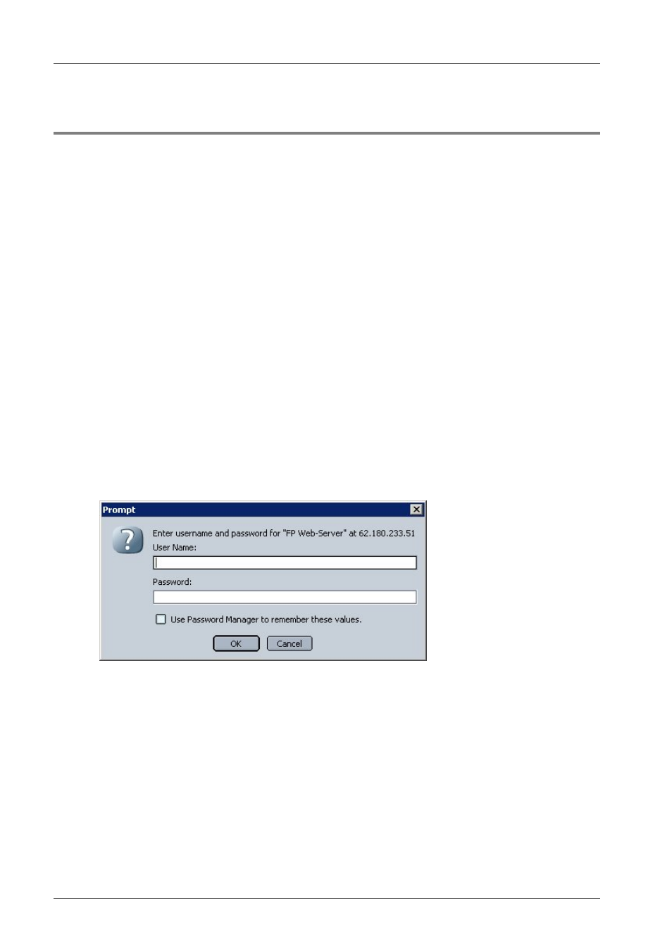 10 access protection for individual html pages | Panasonic Web-Server FP User Manual | Page 97 / 194