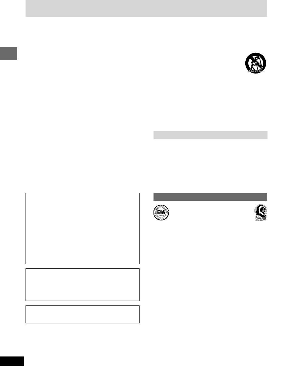 Important safety instructions, Listening caution, Caution | Panasonic SC-DK20 User Manual | Page 4 / 64