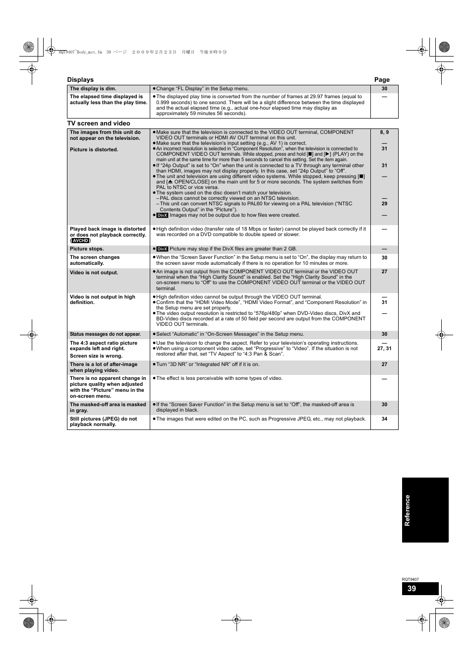 Panasonic DMP-BD80GN User Manual | Page 39 / 44
