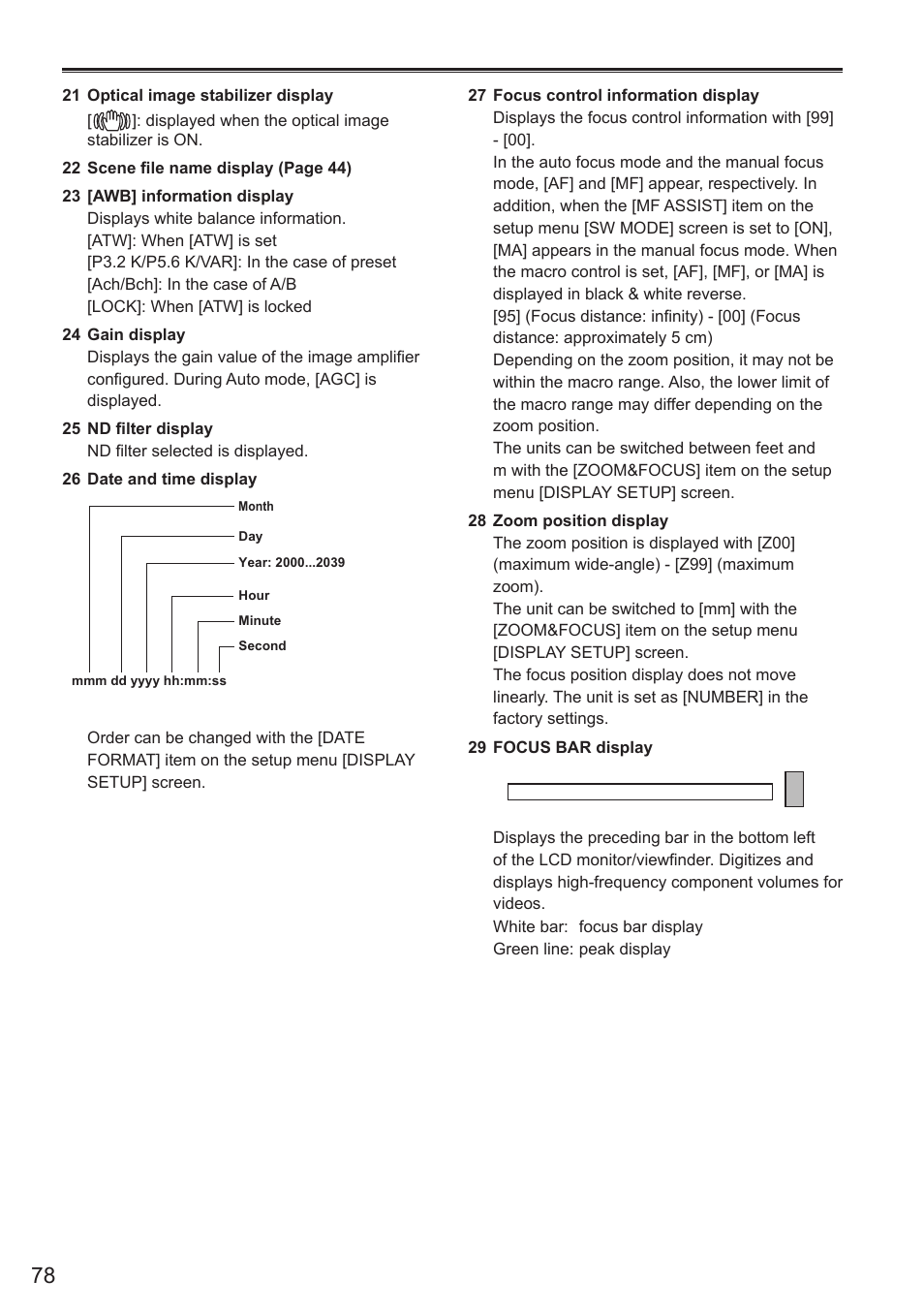 Panasonic AG-AC160AEN User Manual | Page 78 / 110