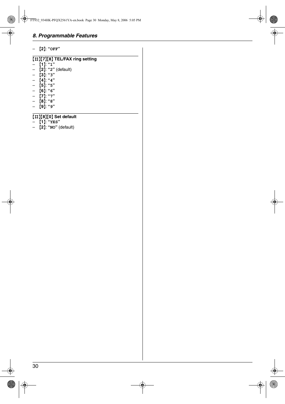 Panasonic KX-FT934HK User Manual | Page 30 / 44
