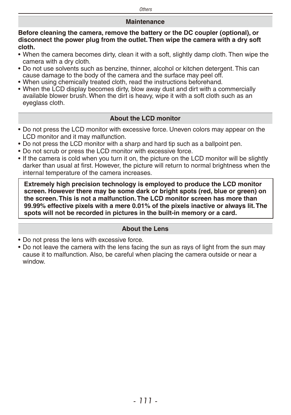 Panasonic DMC-F2 User Manual | Page 111 / 130