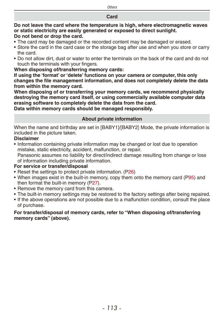 Panasonic DMC-F2 User Manual | Page 113 / 130