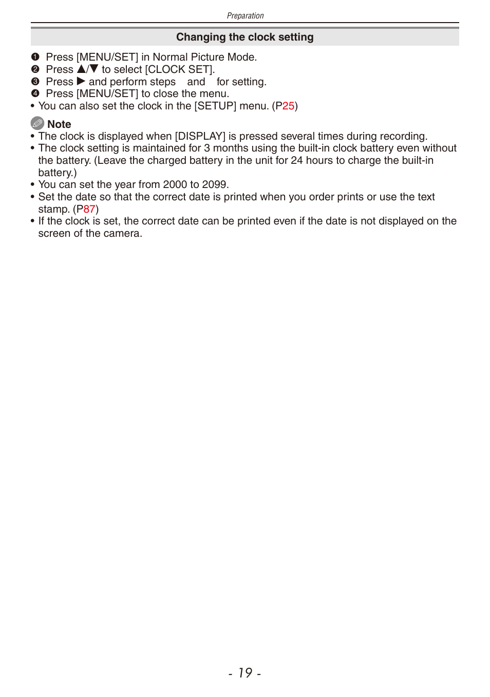 Procedure (p | Panasonic DMC-F2 User Manual | Page 19 / 130