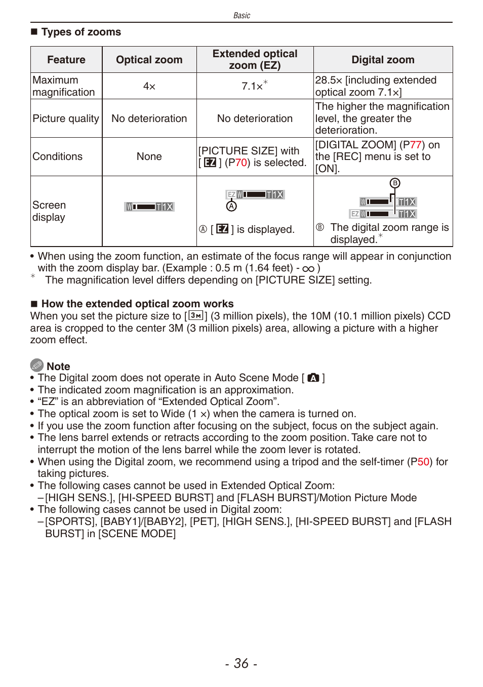 Panasonic DMC-F2 User Manual | Page 36 / 130