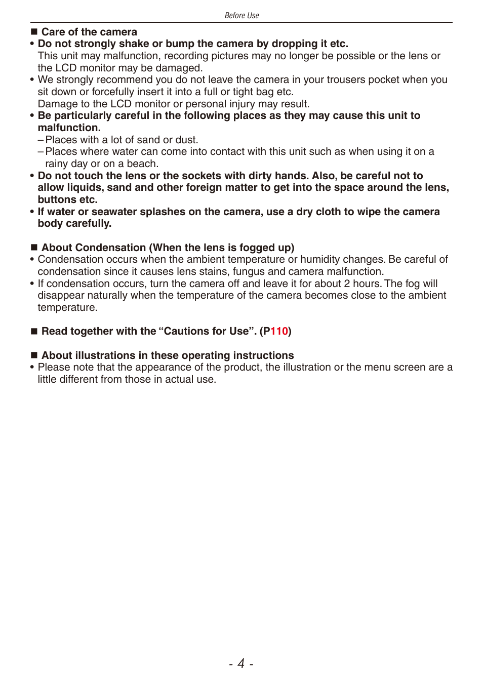 Panasonic DMC-F2 User Manual | Page 4 / 130