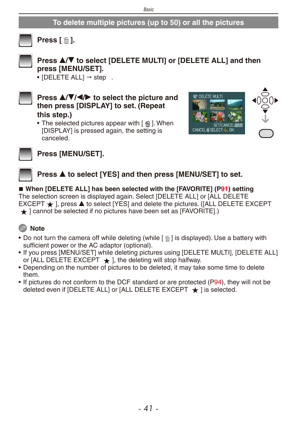 Panasonic DMC-F2 User Manual | Page 41 / 130