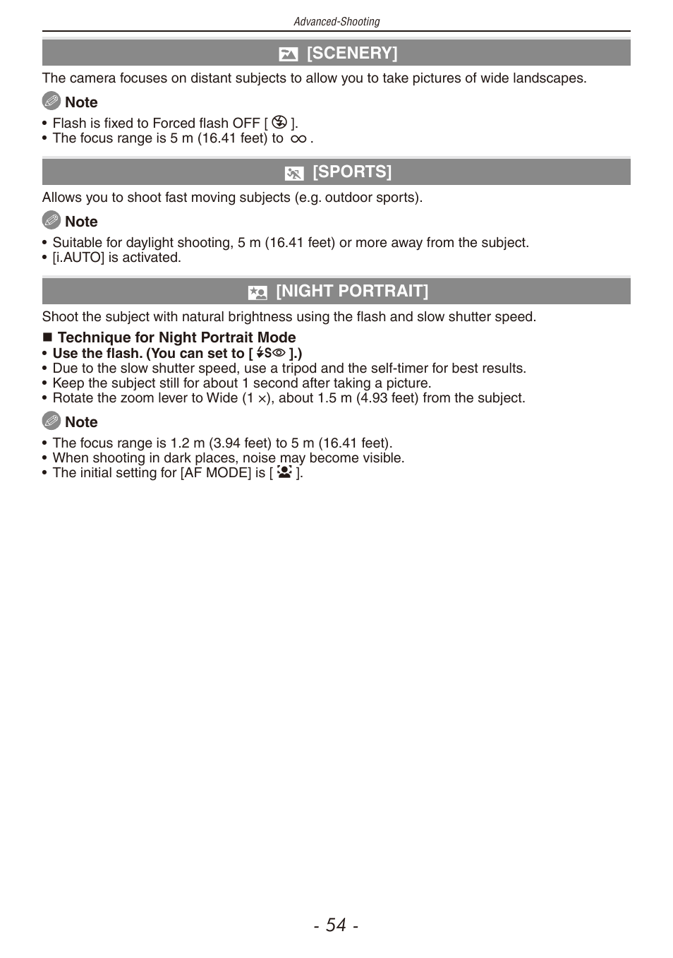 Panasonic DMC-F2 User Manual | Page 54 / 130