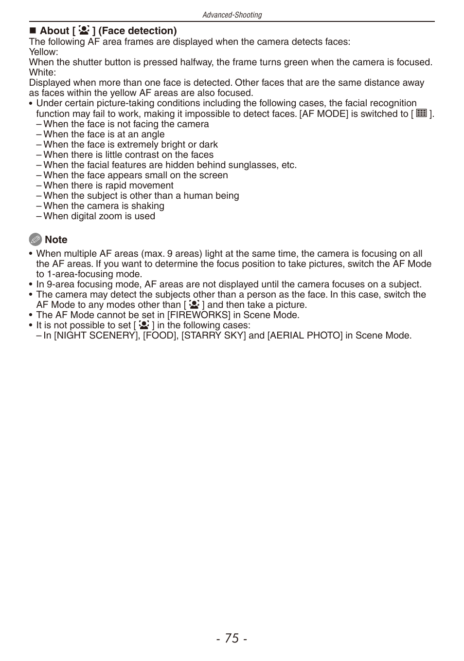 Panasonic DMC-F2 User Manual | Page 75 / 130