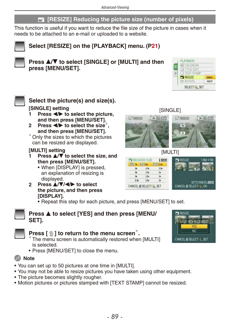 Panasonic DMC-F2 User Manual | Page 89 / 130