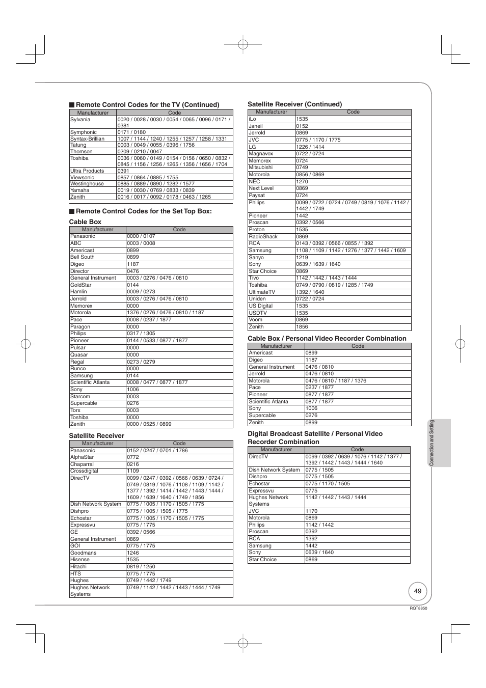 Panasonic DMR-EZ17 User Manual | Page 49 / 72