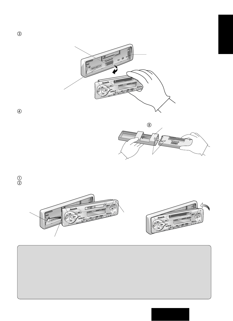 Fig. 7, Fig. 6, Fig. 8 fig. 9 | Panasonic CQ-R221U User Manual | Page 27 / 76