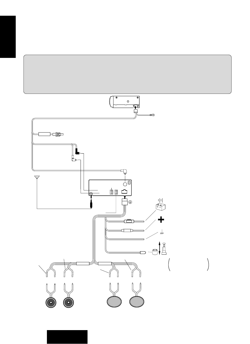 Electrical connection | Panasonic CQ-R221U User Manual | Page 28 / 76
