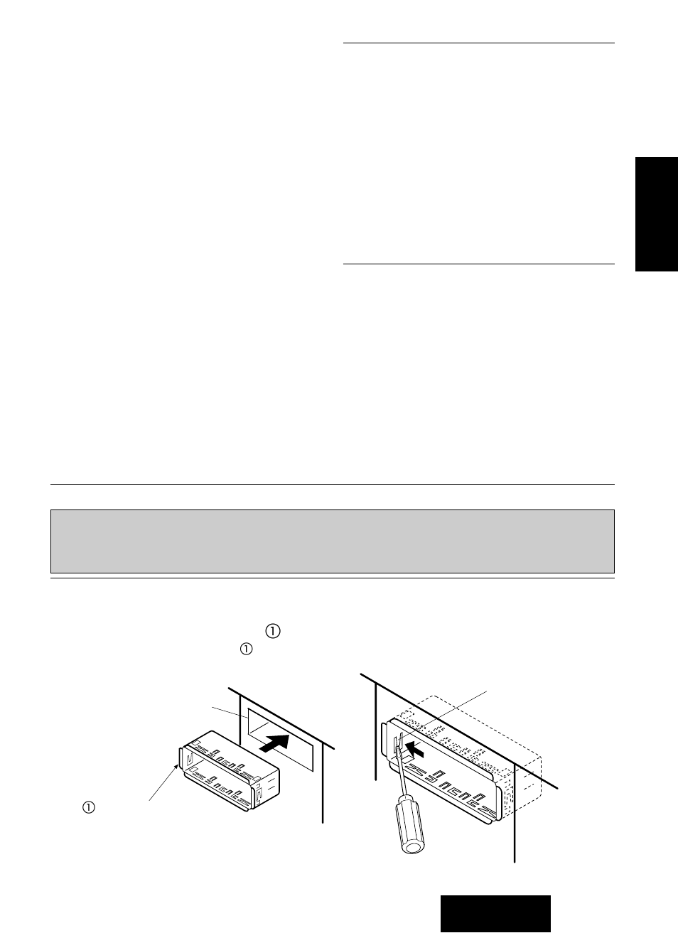 Installation finale, Vérifications finales, Installation | Mesures de précaution | Panasonic CQ-R221U User Manual | Page 45 / 76