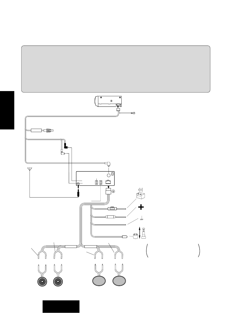 Conexiones eléctricas | Panasonic CQ-R221U User Manual | Page 70 / 76
