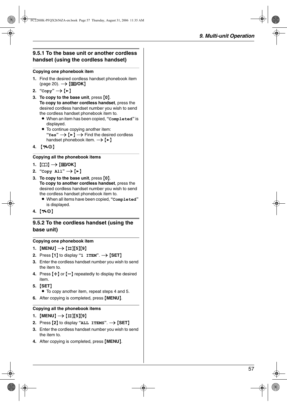 Panasonic KX-FC228HK User Manual | Page 57 / 80