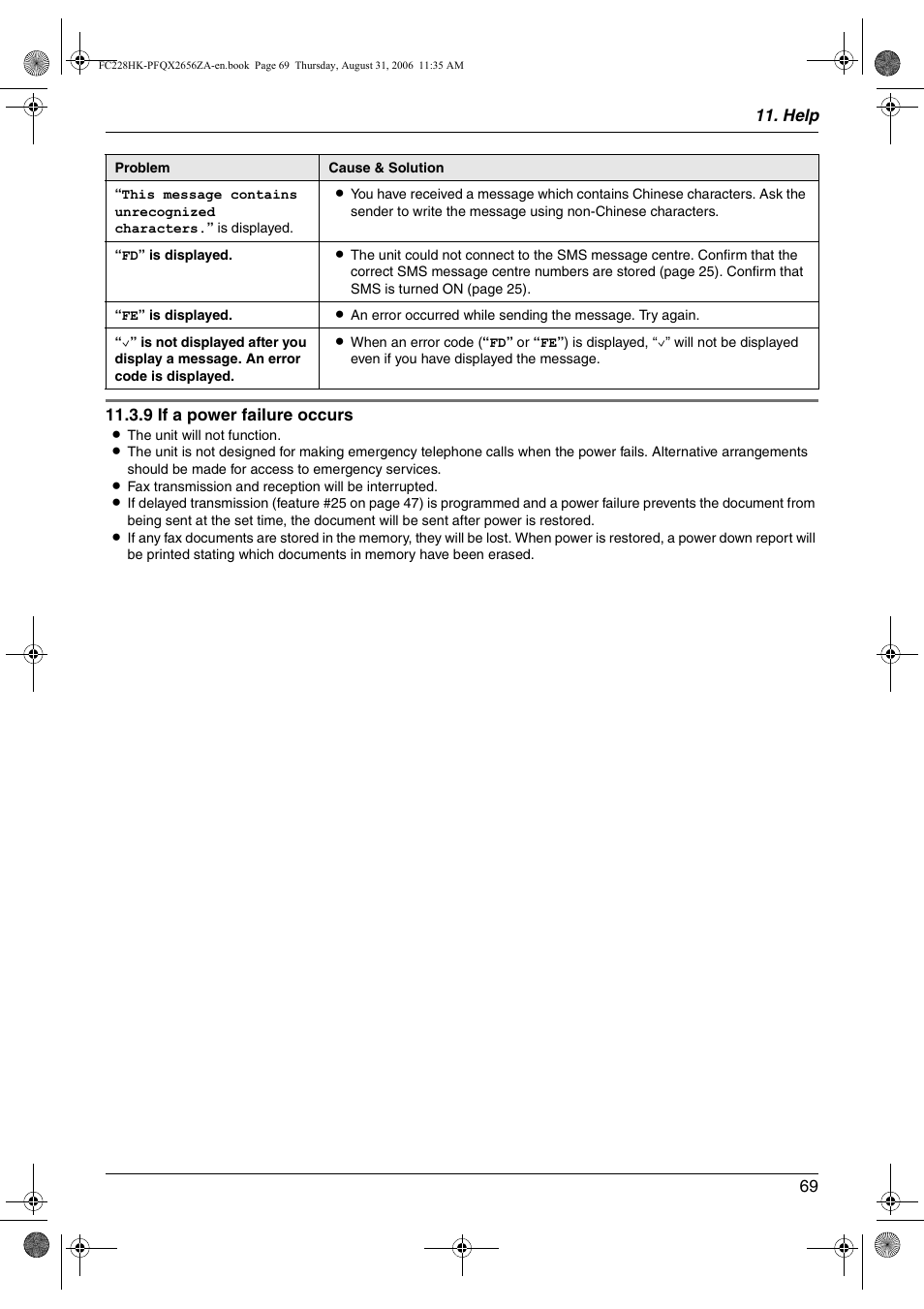 Panasonic KX-FC228HK User Manual | Page 69 / 80