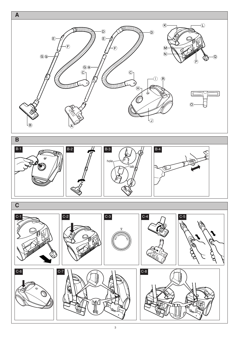 Ac b | Panasonic MC-CG663 User Manual | Page 5 / 8