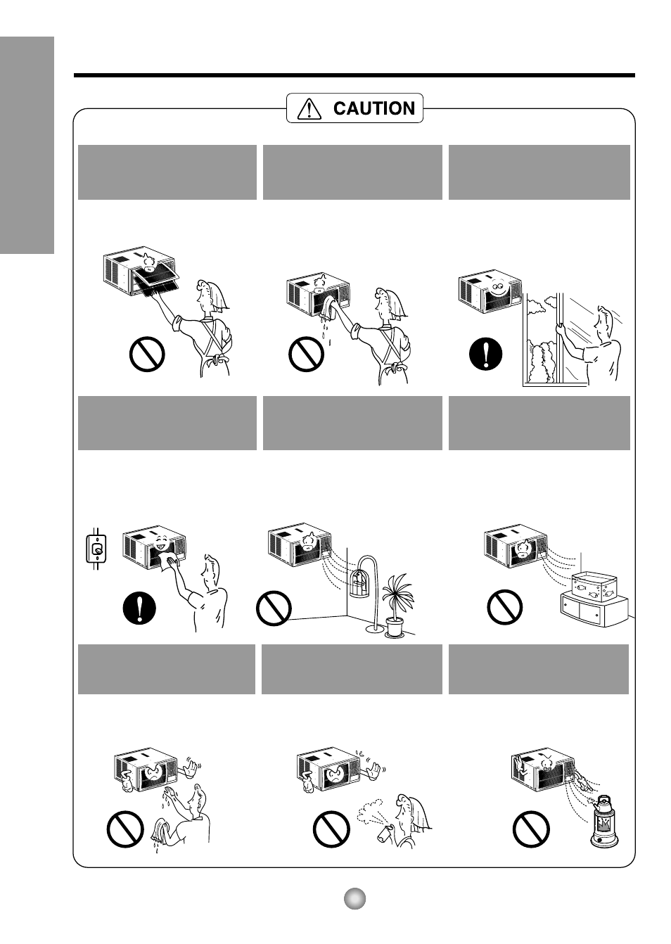 Safety precautions | Panasonic CW-C83GU User Manual | Page 4 / 56