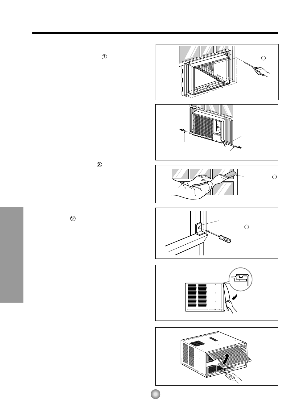 Características e instalacion | Panasonic CW-C83GU User Manual | Page 46 / 56