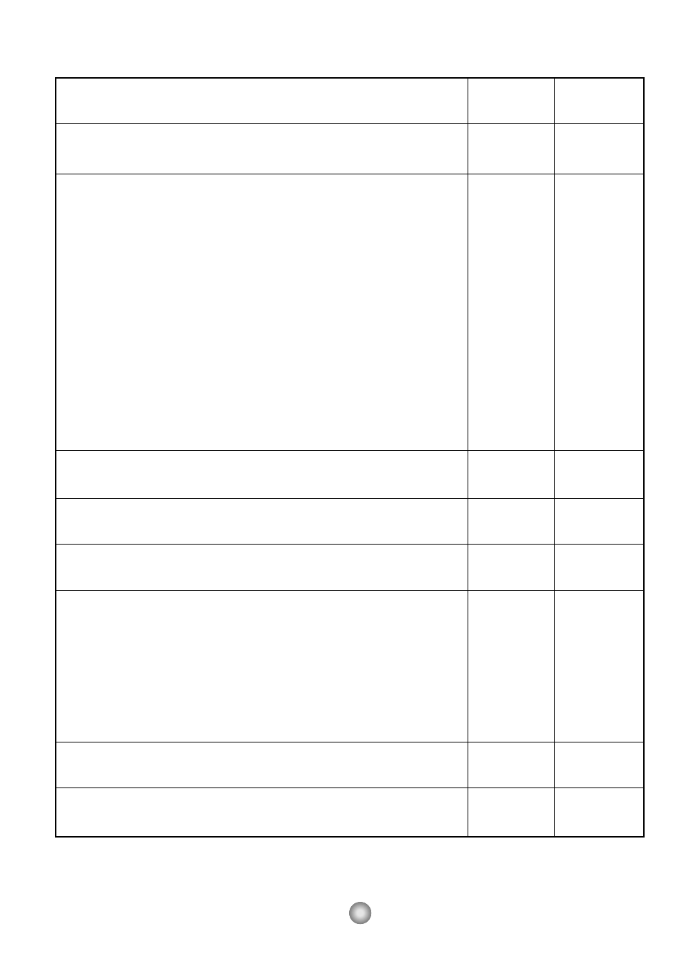 Product specification especificiones del producto | Panasonic CW-C83GU User Manual | Page 50 / 56