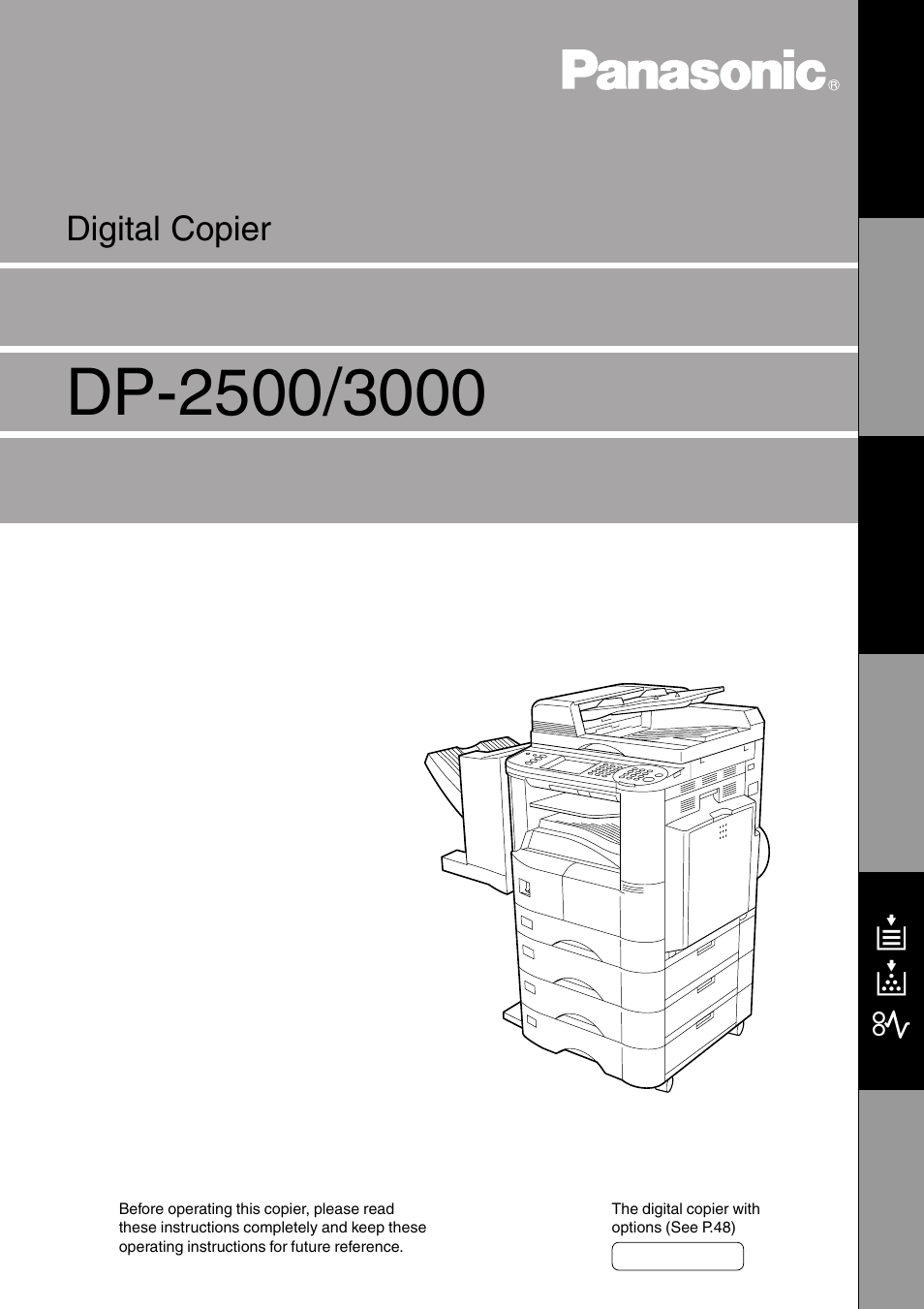 Panasonic DP-2500 User Manual | 73 pages