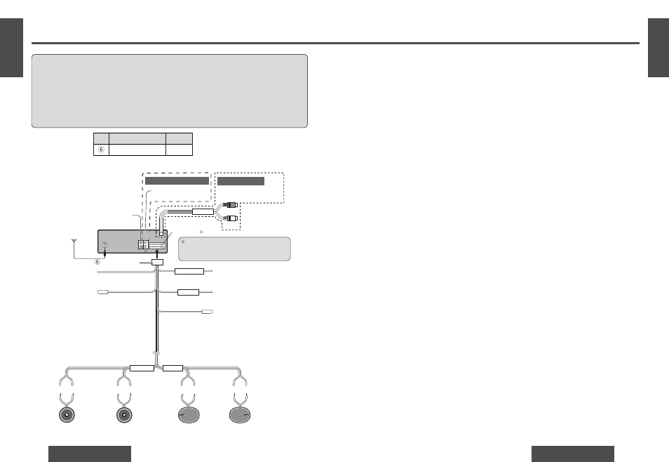 Electrical connections, Specifications, Electrical connections specifications | General, Fm stereo radio, Am radio, Cd player, Wiring diagram | Panasonic DPX153U User Manual | Page 15 / 37