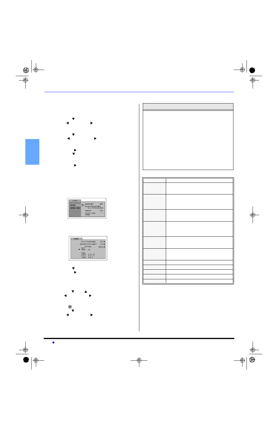 V-chip menu operation, En g l is h | Panasonic CT-20SL13 User Manual | Page 16 / 73