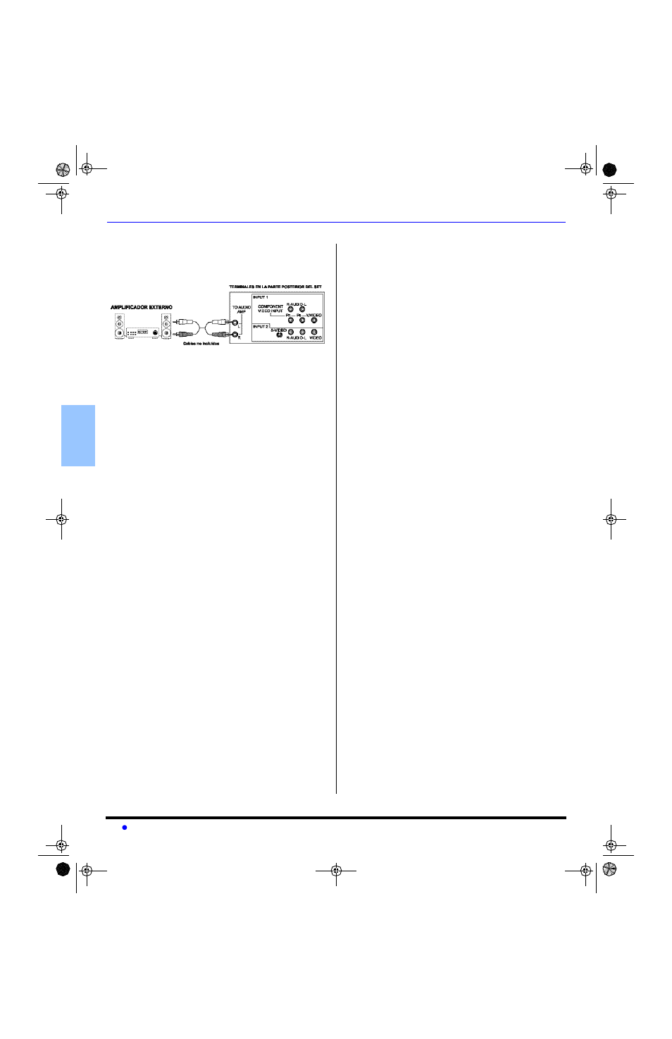 Conexion del amplificador de sonido (to audio amp), Panel de control frontal | Panasonic CT-20SL13 User Manual | Page 28 / 73