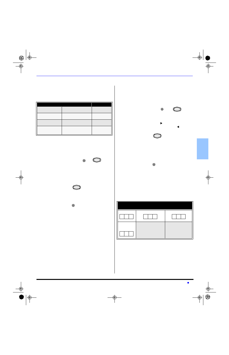 Programacion del control remoto, Programacion sin codigo, Codigos de componentes | Programación sin código, Códigos de componentes | Panasonic CT-20SL13 User Manual | Page 31 / 73