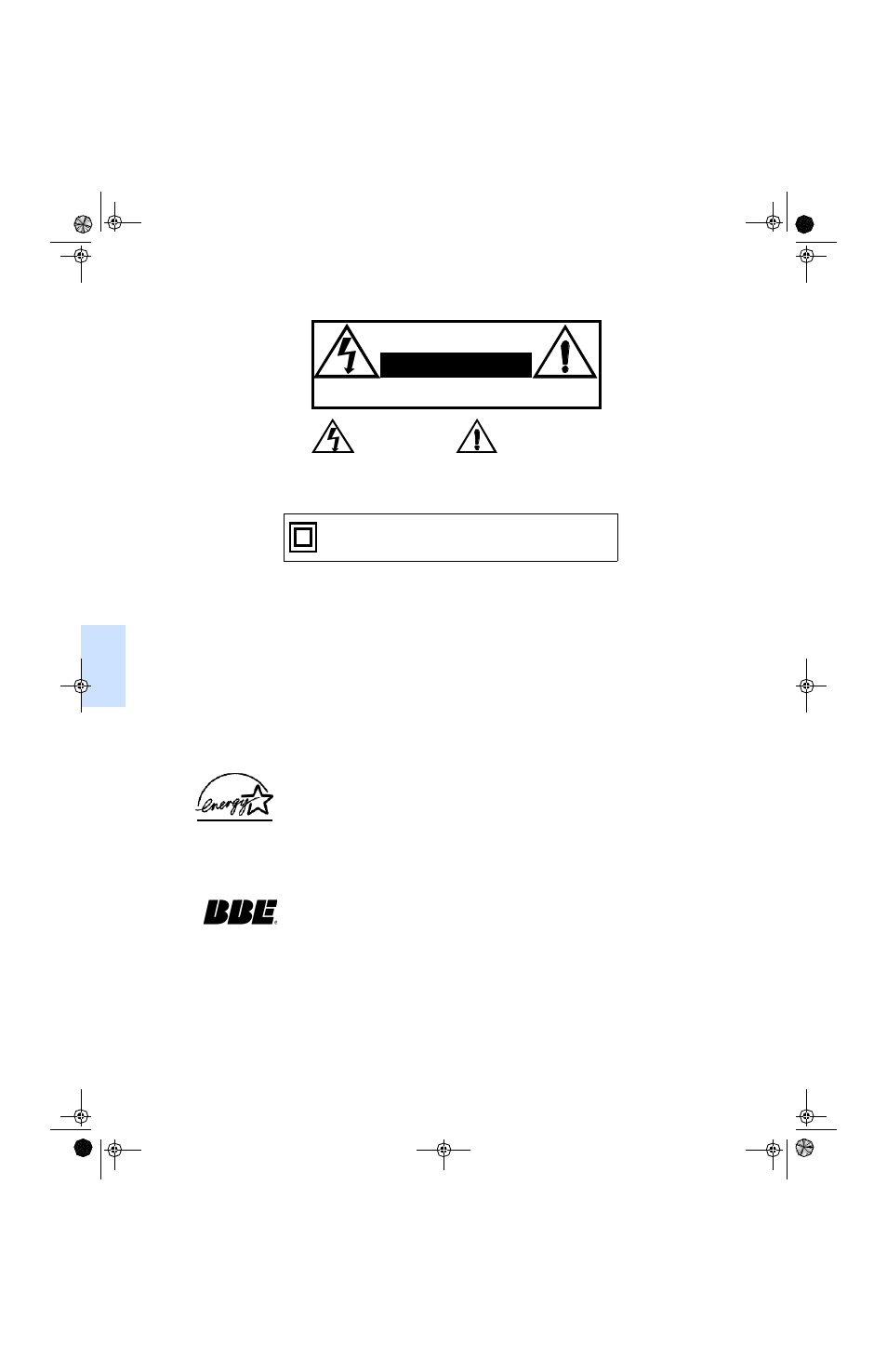 Attention | Panasonic CT-20SL13 User Manual | Page 42 / 73