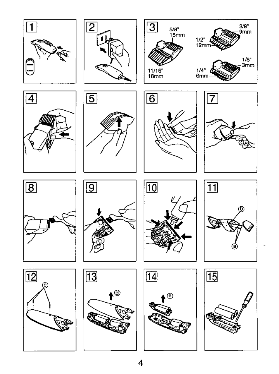 Panasonic ER147 User Manual | Page 4 / 20