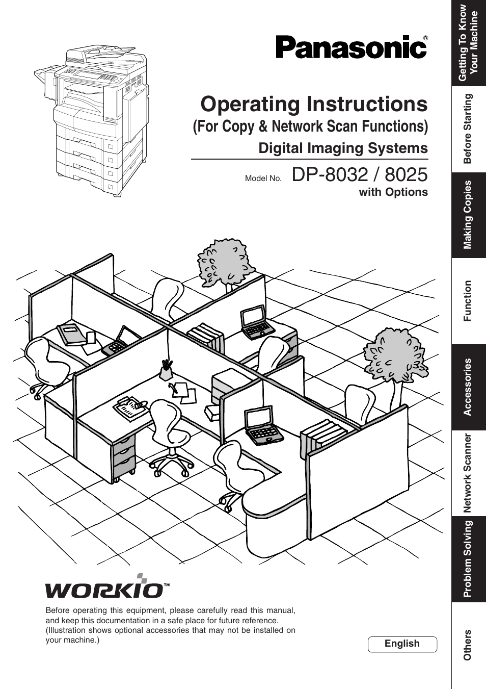 Panasonic DP-8032 User Manual | 104 pages