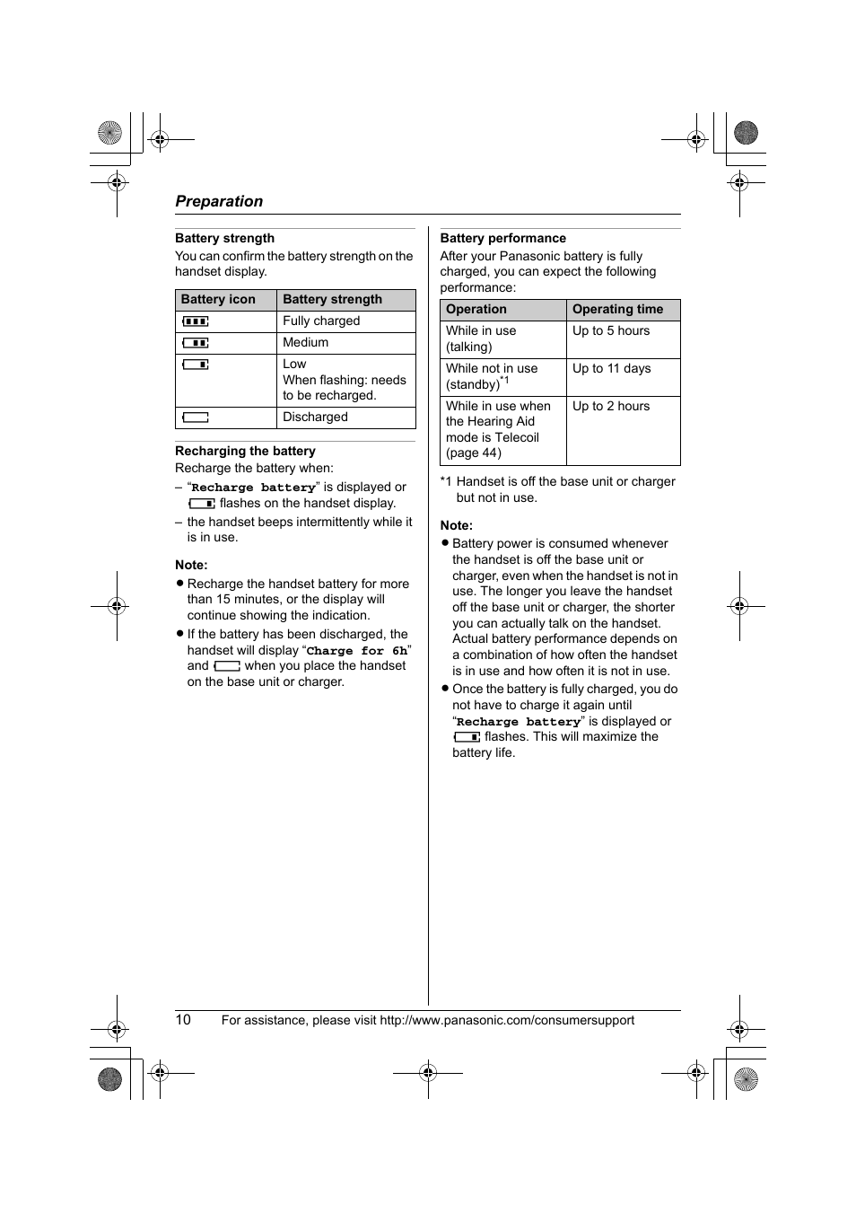 Panasonic KX-TG2388 User Manual | Page 10 / 76