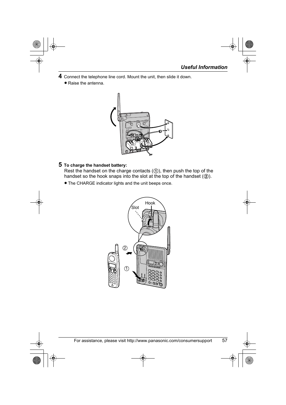 Panasonic KX-TG2388 User Manual | Page 57 / 76