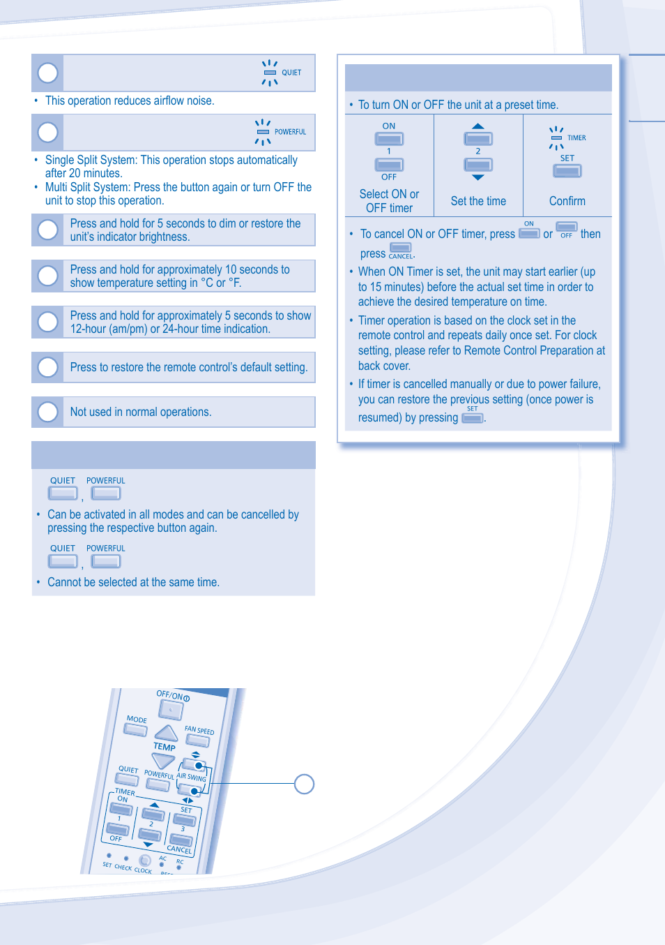 English, Then press | Panasonic CU-S9JKU User Manual | Page 7 / 20