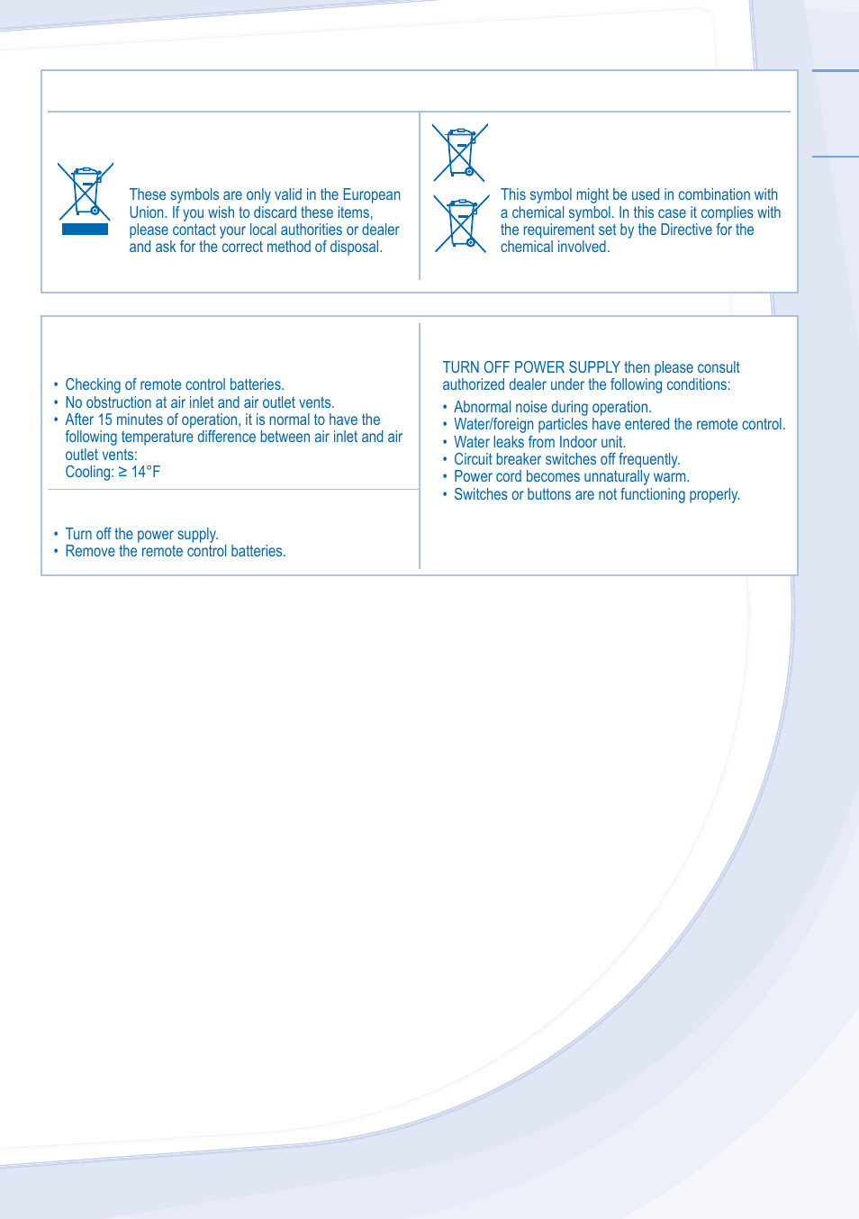 Information | Panasonic CU-S9JKU User Manual | Page 9 / 20