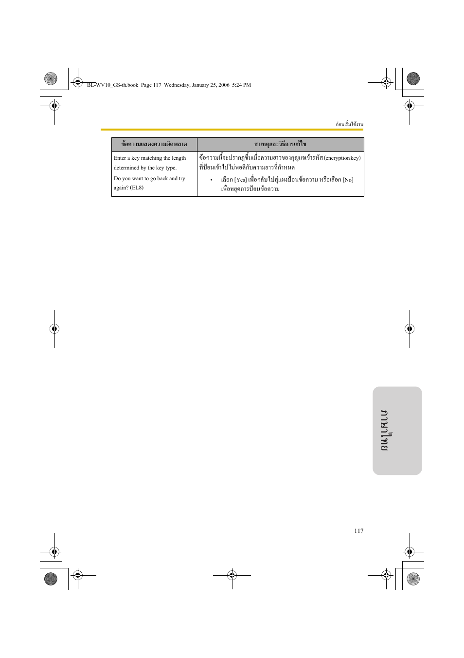 Panasonic BL-WV10 User Manual | Page 117 / 132