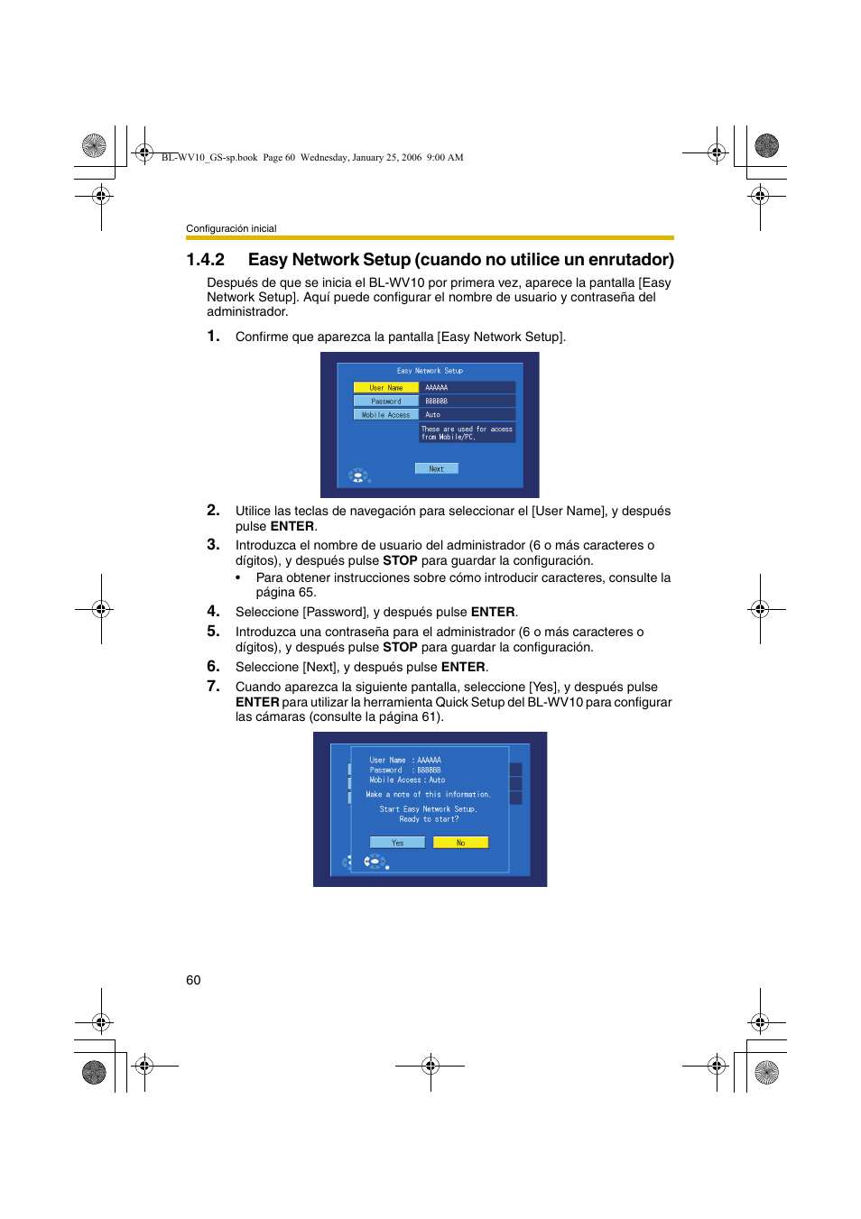 Panasonic BL-WV10 User Manual | Page 60 / 132