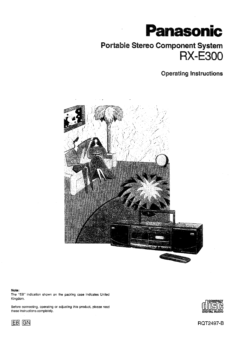 Panasonic RX-E300 User Manual | 36 pages