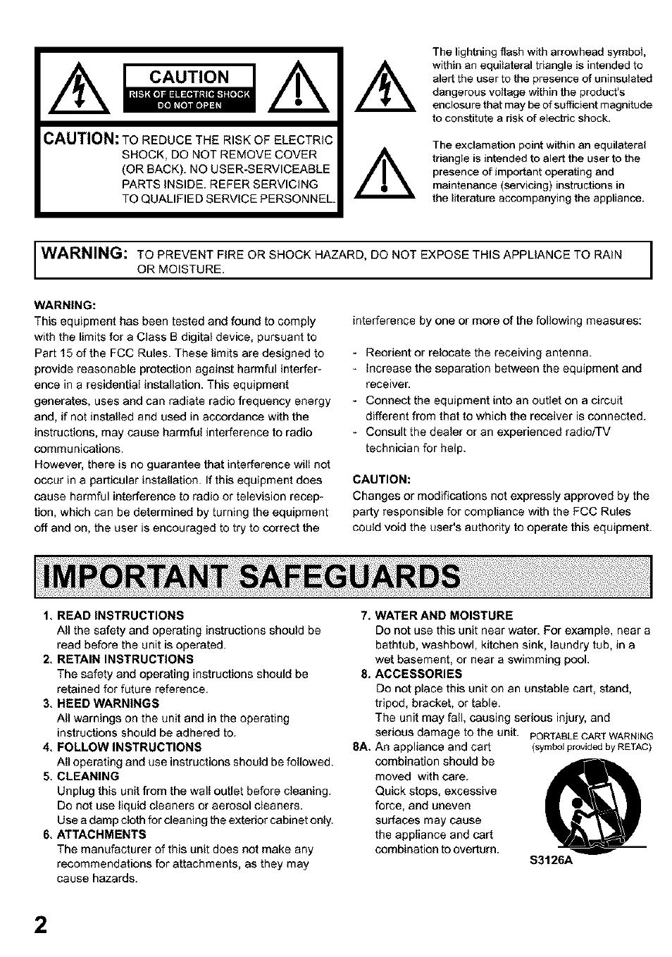 Panasonic PV C923 User Manual | Page 2 / 40