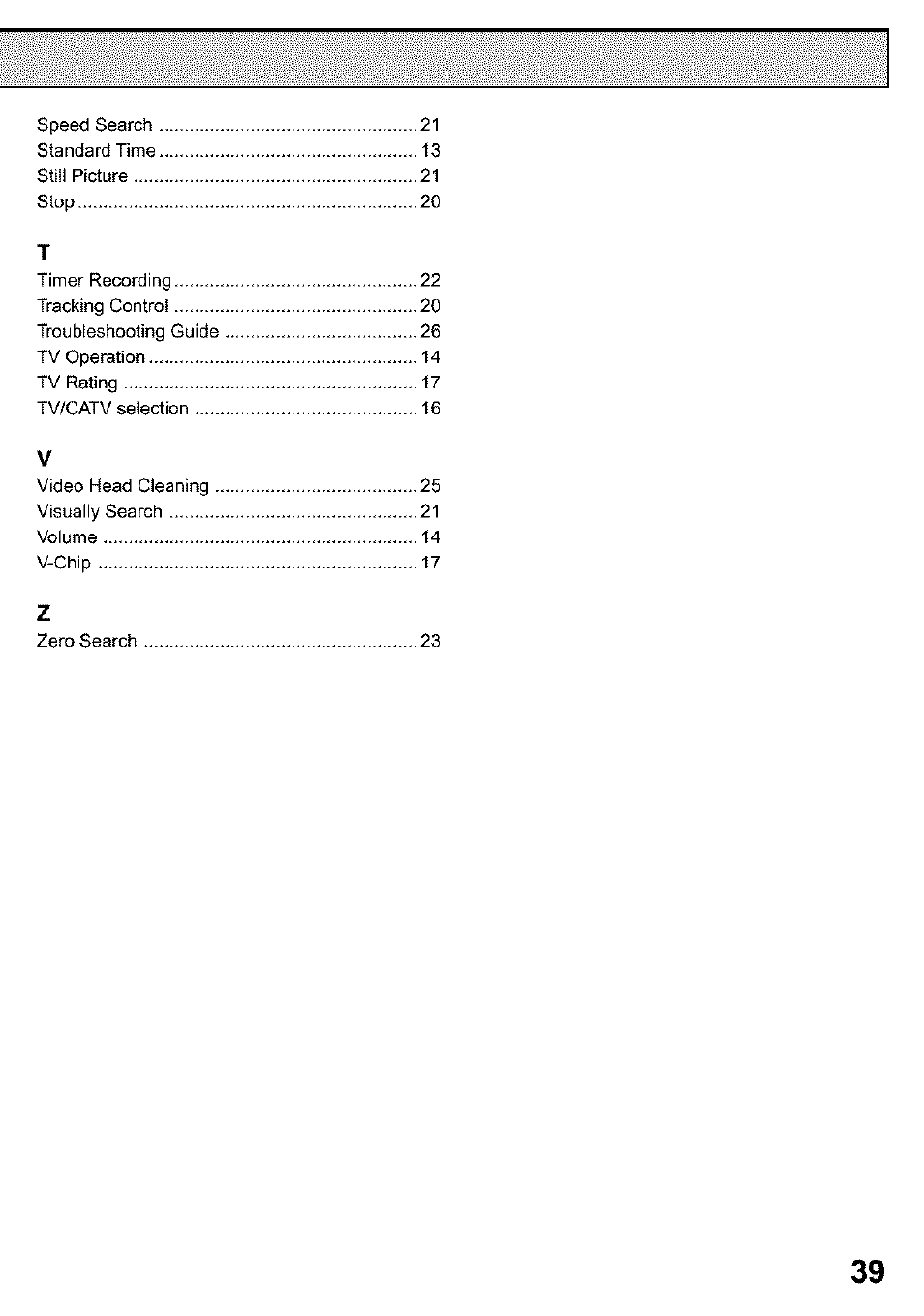 Panasonic PV C923 User Manual | Page 39 / 40