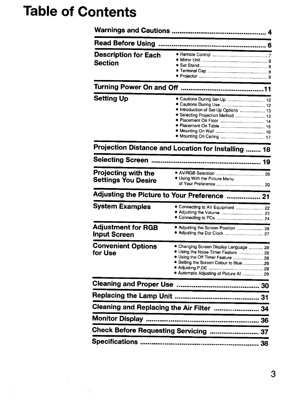Panasonic TC-LT1 Series User Manual | Page 3 / 40