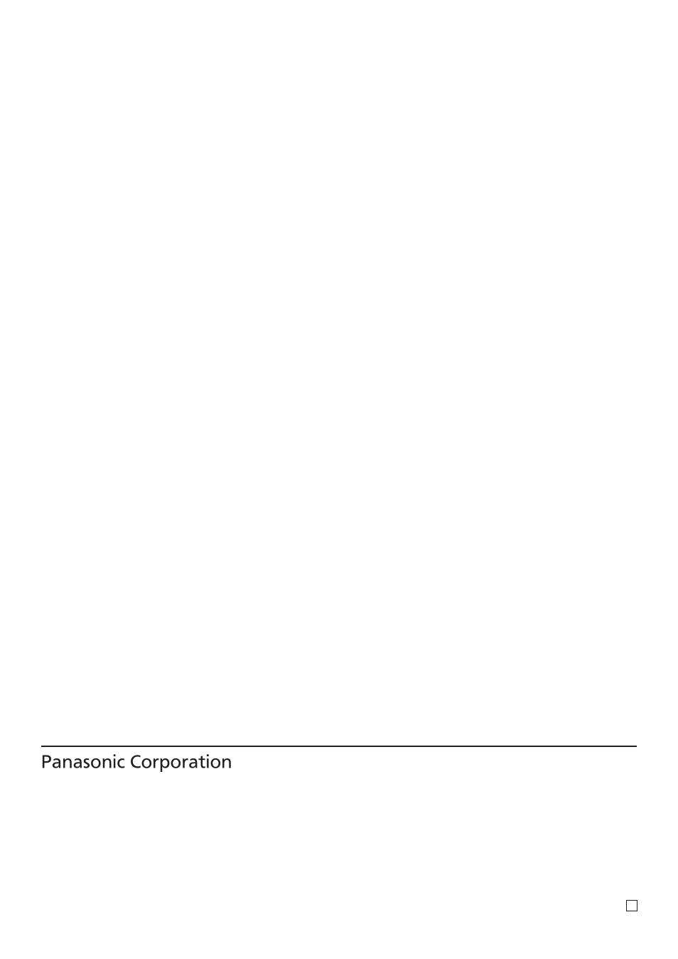 Panasonic corporation | Panasonic AV-HS400AE User Manual | Page 123 / 123