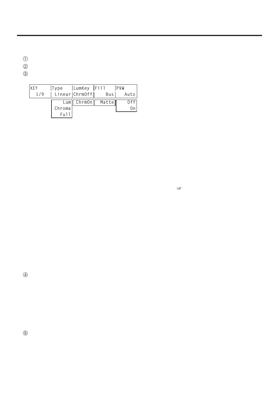 Basic operations, 3-1. selecting the key type | Panasonic AV-HS400AE User Manual | Page 30 / 123