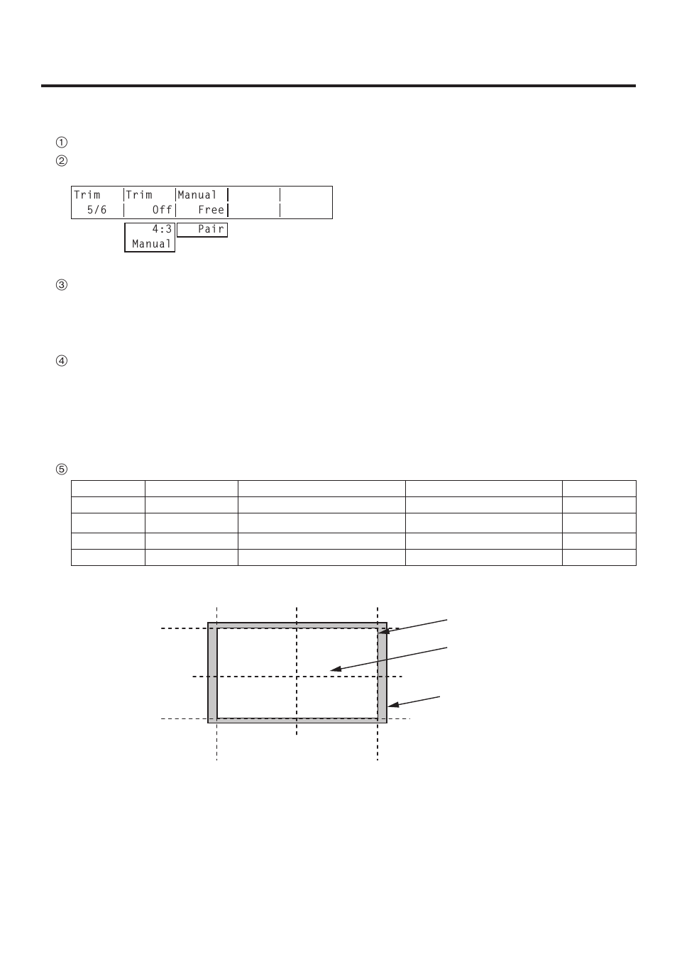 Basic operations, 4-6. trimming settings | Panasonic AV-HS400AE User Manual | Page 43 / 123