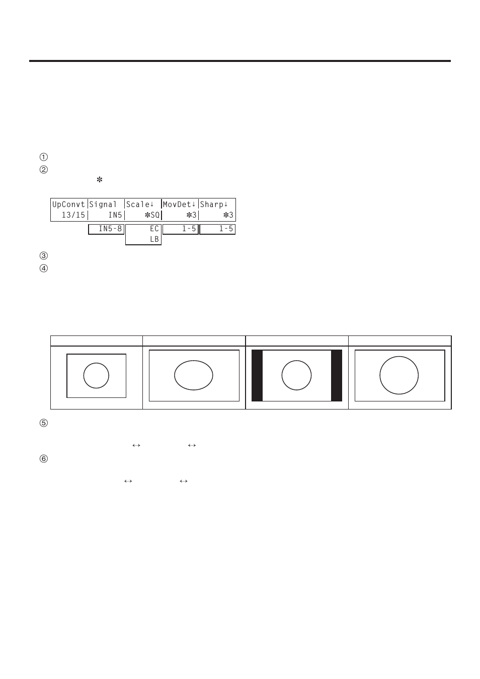 Input/output signal settings, 2. setting the up-converter (option) | Panasonic AV-HS400AE User Manual | Page 65 / 123