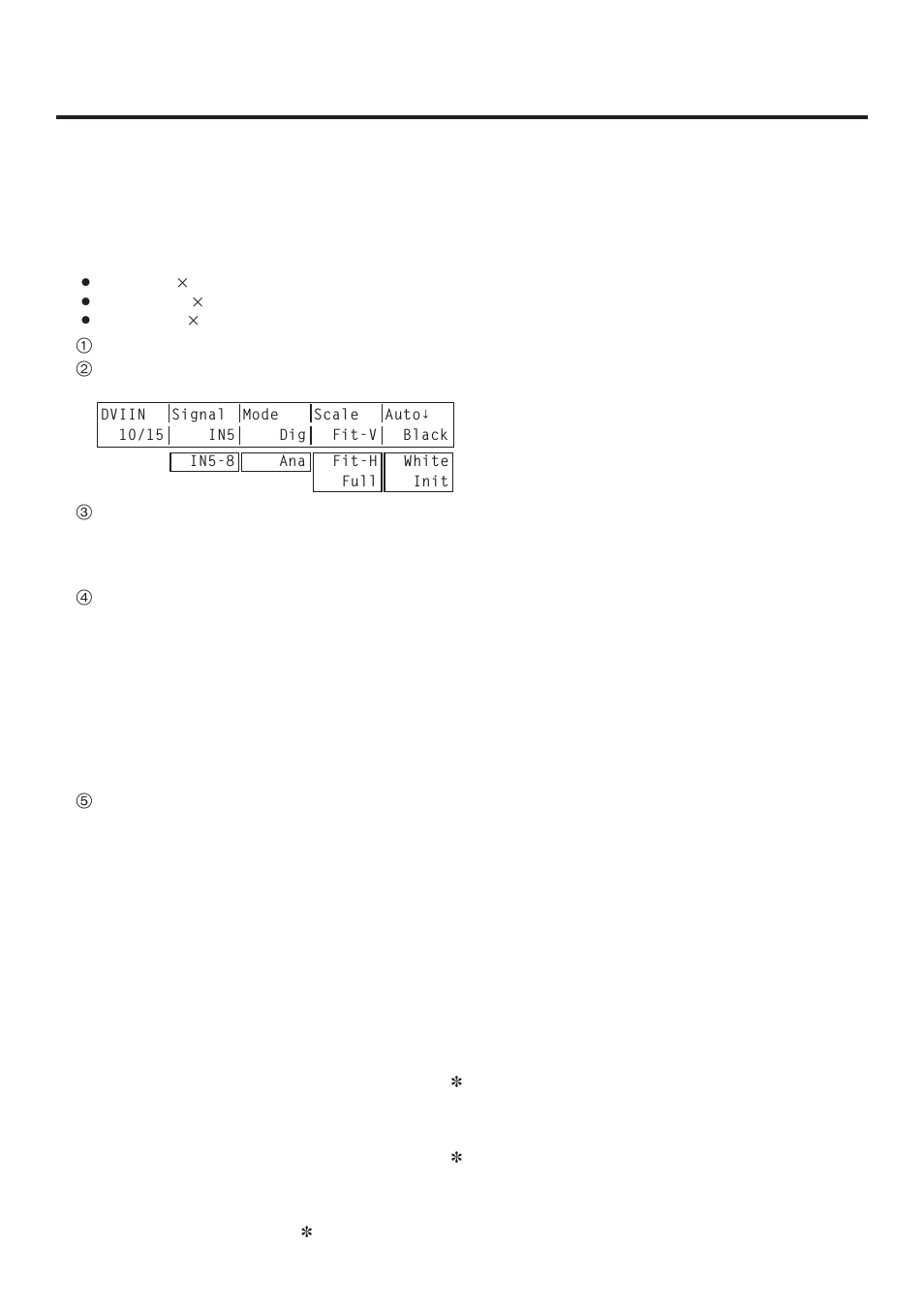 Input/output signal settings, 3. setting the dvi input signals (option), 3-1. setting the dvi input signals | Panasonic AV-HS400AE User Manual | Page 66 / 123