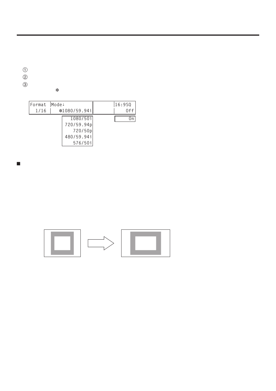 System settings, 1. selecting the video format | Panasonic AV-HS400AE User Manual | Page 84 / 123